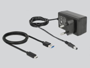 System przekazu sygnału AV Delock DeLOCK External USB 3.2 Gen 2 4 PortHub 10Gbps, USB Hub (black) 3