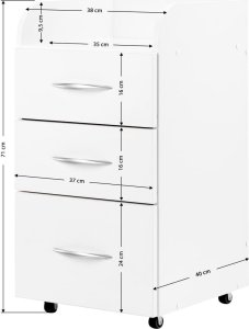 AutoSiatki Szafka kombi II biała 6