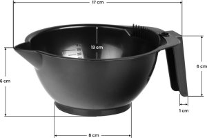 Dermika Miseczka do mieszania farb A-013 czarna 4