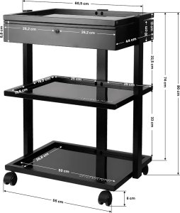 Activeshop Asystor do tatuażu Pro Ink 1040A czarny 5