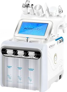 Activeshop Urządzenie oczyszczanie wodorowe Hydrogen H2+ 6w1 new generation + zestaw płynów Syis hydro 2