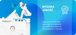 Activeshop Urządzenie oczyszczanie wodorowe Hydrogen H2+ 6w1 new generation + zestaw płynów Syis hydro 21