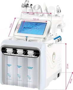 Activeshop Urządzenie oczyszczanie wodorowe Hydrogen H2+ 6w1 new generation + zestaw płynów Syis hydro 3