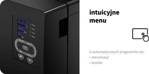 Activeshop Lafomed autoklaw Standard Line LFSS08AA LED z drukarką 8 L kl. B medyczna czarny 18