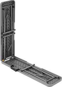 Saska Garden ŁAWKA CATERINGOWA SKŁADANA 183X28X43CM SZARA 5