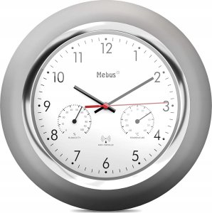 Mebus Mebus 19454 Radio controlled Wall Clock w. Thermo/Hygrometer 1