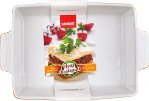 Hit MISA NACZYNIE CERAMICZNE DO ZAPIEKANIA 33x21 cm ORANGE BANQUET 4