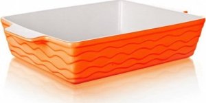 Hit MISA NACZYNIE CERAMICZNE DO ZAPIEKANIA 33x21 cm ORANGE BANQUET 5