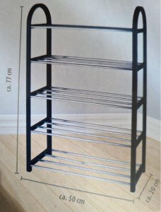 Alpina PÓŁKI REGAŁ NA BUTY 5 POZIOMÓW ALPINA 5