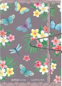 Piórnik Herlitz Herlitz Fächermappe PP 12F Ladylike Butrfl. 3