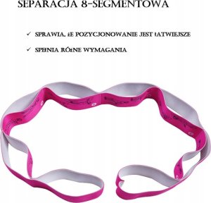 Guma, taśma do Yogi Joga / Różowa 4