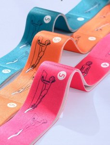 Guma, taśma do Yogi Joga / Różowa 5