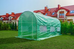 Funfit Szklarnia Ogrodowa Poliwęglanowa 250 cm x 190 cm x 195 cm - 4,75 m2 11