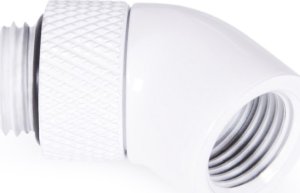 Alphacool Alphacool icicle angle adapter 45 rotatable G1/4 male to G1/4 female - white, connections (white) 2