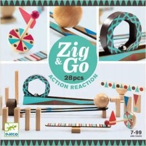 Djeco Djeco Statybos - Zig & Go - Riedame - 28 vnt 1