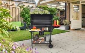 Toya LUND CHARCOAL GRILL WITH COVER GRID 71x35cm 1