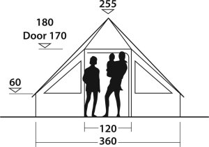 Namiot turystyczny Easy Camp Namiot 10 - osobowy Easy Camp Moonlight Cabin Uniwersalny 8
