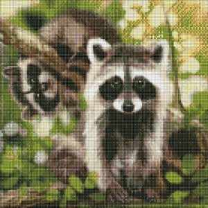 Norimpex Diamentowa mozaika - Przyjaciele w paski 40x40cm 1