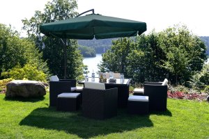 Chillafish Parasol Ogrodowy na wysięgniku bocznym, składany 2