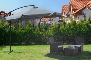 Chillafish Parasol Ogrodowy na wysięgniku bocznym, składany 6