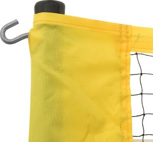 vidaXL vidaXL Siatka do badmintona, żółto-czarna, 600x155 cm, polietylen 4