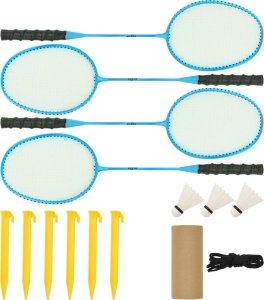 vidaXL vidaXL Siatka do badmintona, żółto-czarna, 600x155 cm, polietylen 6