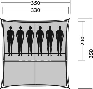Namiot turystyczny Easy Camp Easy Camp Dome Tent Camp Shelter (grey, model 2023) 4
