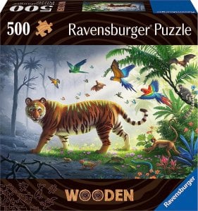 Ravensburger Ravensburger Wooden Puzzle Tiger in the Jungle (505 pieces) 1