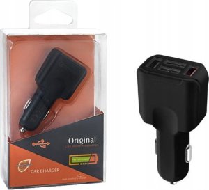 Ładowarka Vega ŁADOWARKA SAMOCHODOWA 4 X USB 3A CZARNA FAST CHARGER QUICK 4XUSB 3.0 FASTON 3000mA> 1