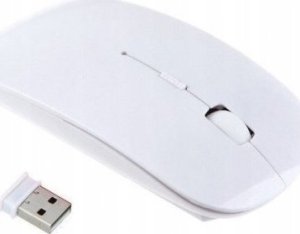 Mysz MYSZ OPTYCZNA BEZPRZEWODOWA 4D SLIMFIT BIAŁA> 6