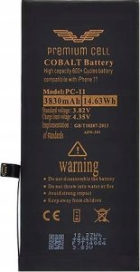 Bateria Vega BATERIA PREMIUM CELL COBALT IPHONE 11 3830 mAh 600+ CYCLES> 4