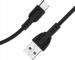 Ładowarka ŁADOWARKA SIECIOWA 2A + KABEL TYP-C CZARNY SOMOSTEL 2100mA USB-C SMS-A31> 2