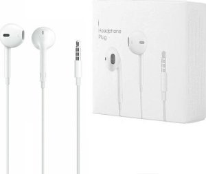 Słuchawka Samsung SŁUCHAWKI PRZEWODOWE DO IPHONE BIAŁE EARPODS BOX JACK 3.5mm IPAD APPX> 1