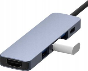 Adapter USB Verbatim ADAPTER HOST USB SOMOSTEL SMS-BZ08 PD 60W 1XTYP-C 2XUSB 2.0 1XUSB 3.0 1xHDMI DEX HUB> 2