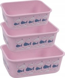 Stoneline Stoneline | Awave Set of storage box | 21940 | Storage box | 3 pc(s) | Dishwasher proof | Rose 2