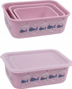 Stoneline Stoneline | Awave Set of storage box | 21940 | Storage box | 3 pc(s) | Dishwasher proof | Rose 3