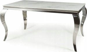 Triton STÓŁ PRINCE CERAMIC BIAŁY CALACATTA/CHROM 150X90 6