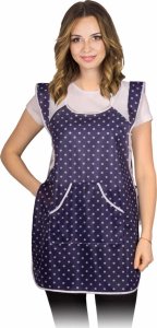 R.E.I.S. F-STYLON - Fartuch stylonowy zakładany przez głowę, kieszeń z przodu, 100 % poliester, - granatowo-biały - UNI. 3