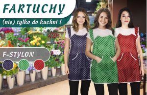 R.E.I.S. F-STYLON - Fartuch stylonowy zakładany przez głowę, kieszeń z przodu, 100 % poliester, - granatowo-biały - UNI. 4