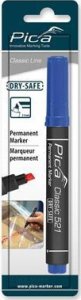 Pica-Marker Pica Permanentmarker 2-6mm, Wedge Tip, blue Retail Packaging 2