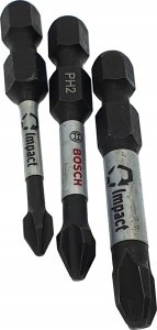 Bosch ZESTAW BITOW IMPACT CONTROL 3 SZT. 50MM / PH1, PH2, PH3 / BOSCH 2