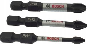 Bosch ZESTAW BITOW IMPACT CONTROL 3 SZT. 50MM / PH1, PH2, PH3 / BOSCH 5