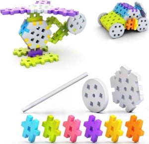 MELI MAXI CONSTRUCTOR 50420 WAFLE KLOCKI 70 elementów 4