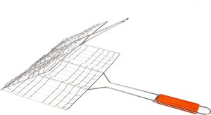 BBQ RUSZT SIATKA KOSZYK DO GRILLOWANIA RYB E-6256 2