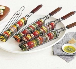 Vaggan Koszyk Do Grillowania Szaszłyków Warzyw 17