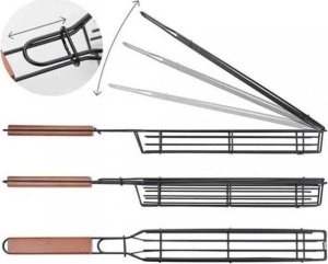 Vaggan Koszyk Do Grillowania Szaszłyków Warzyw 21