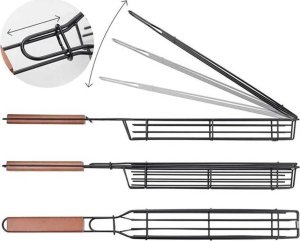 Vaggan Koszyk Do Grillowania Szaszłyków Warzyw 7