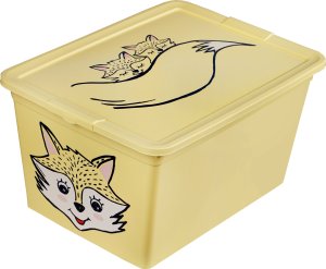 Branq BRANQ - Pojemnik na zabawki - Animal - Lisek - żółty - 30 L 1