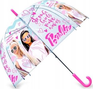 Kids Euroswan Parasolka przezroczysta automatyczna 48cm Barbie BB00011 Kids Euroswan 2