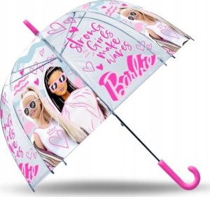 Kids Euroswan Parasolka przezroczysta automatyczna 48cm Barbie BB00011 Kids Euroswan 3